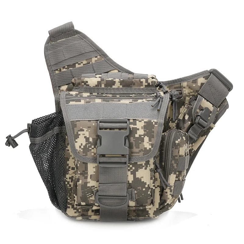 Men's Outdoor Sports One Shoulder Upgraded Saddle Bag Tactical Saddle Bag Field Waist Bag Diagonal Straddle Bag