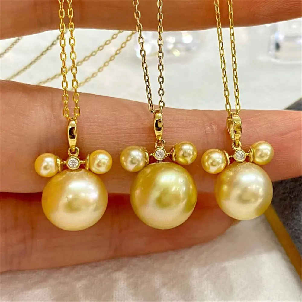 

Подвеска из настоящего 18-каратного золота AU750 в виде половины искусственной подвески, держатель для шапочки, «сделай сам», первые ювелирные ...