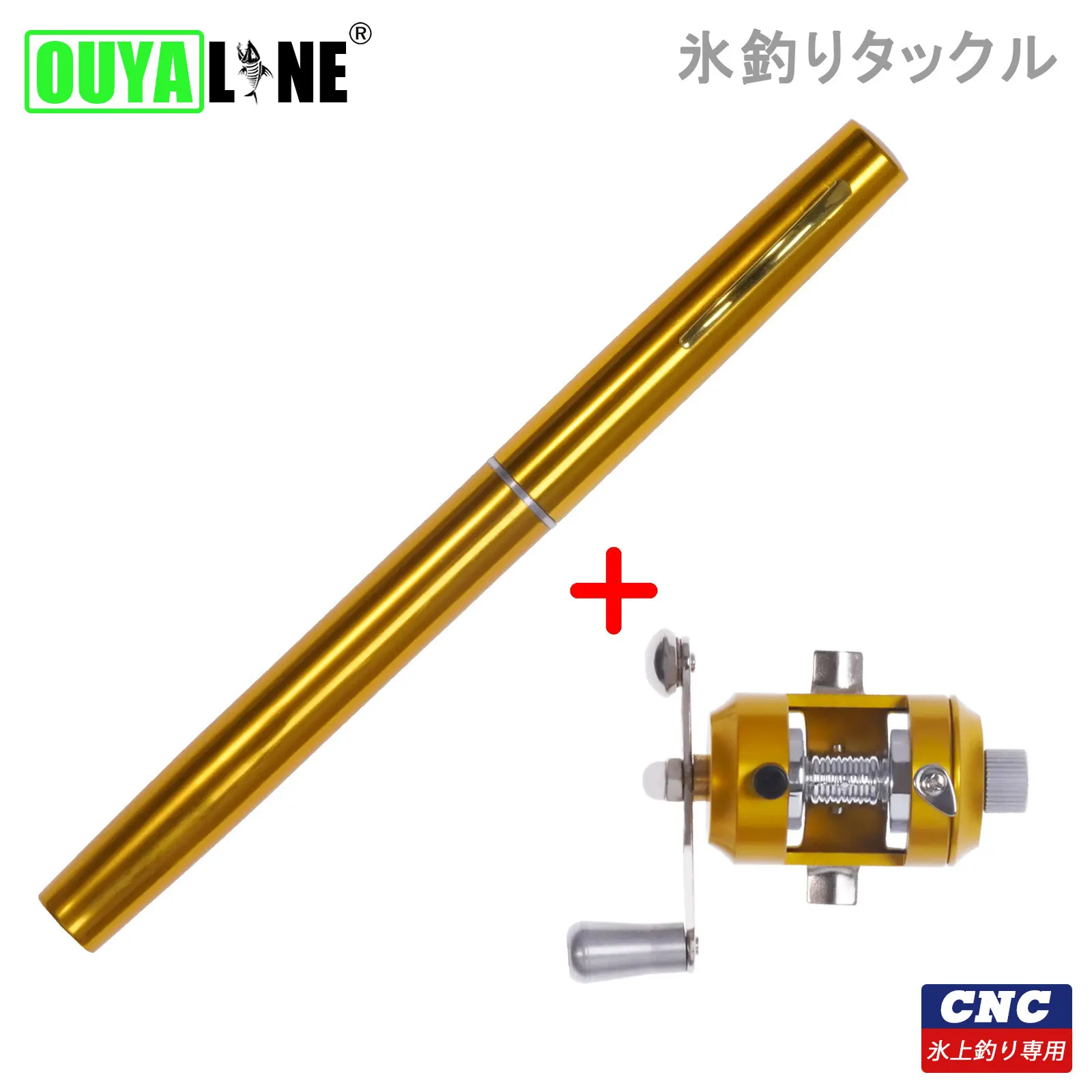 Mini Telescopic Fishing Rod And Small Reel Combo Set Pen Pole Shape Folded With Aluminum Alloy Fly Reel Wheel Winter Ice Fishing