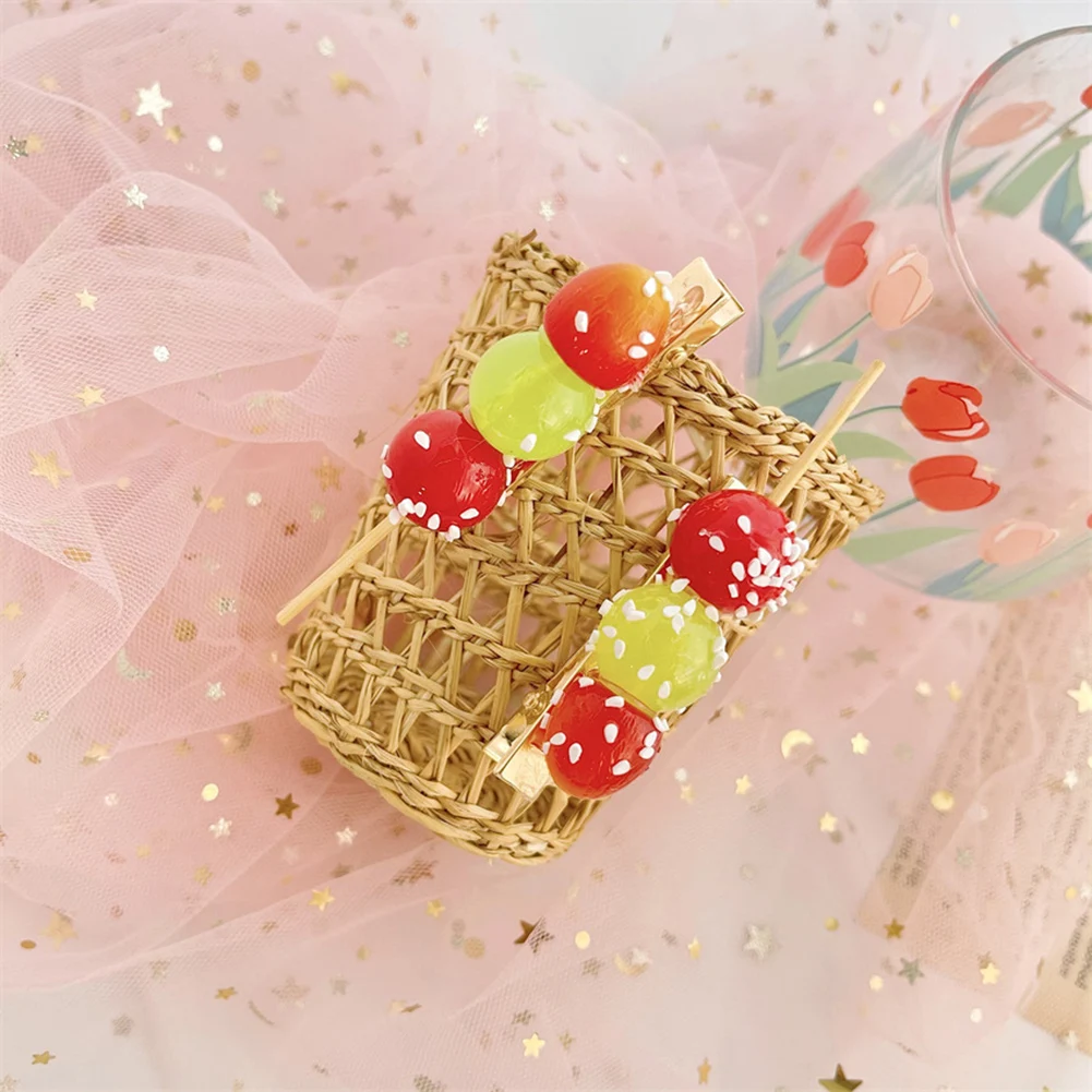 

Acrylic Hairpins Vegetables Funny Headdress Hamburg Hairpin Simulated Food Hair Accessories Cute Cartoon Hairpin