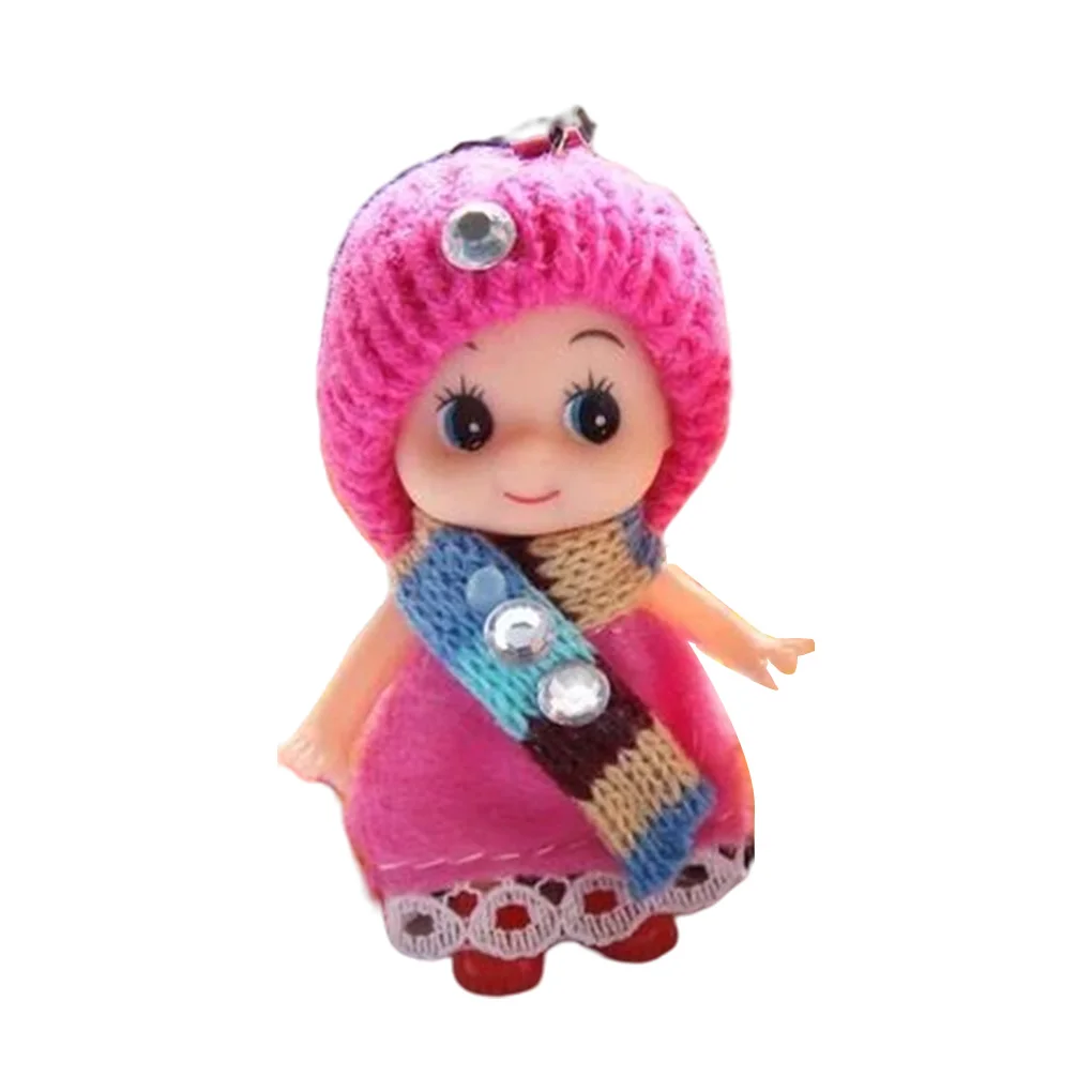 

10 шт. Подвеска для куклы, портативная замена, 8 см, Искусственный Декоративный красочный декор, подарок на день рождения, случайный цвет