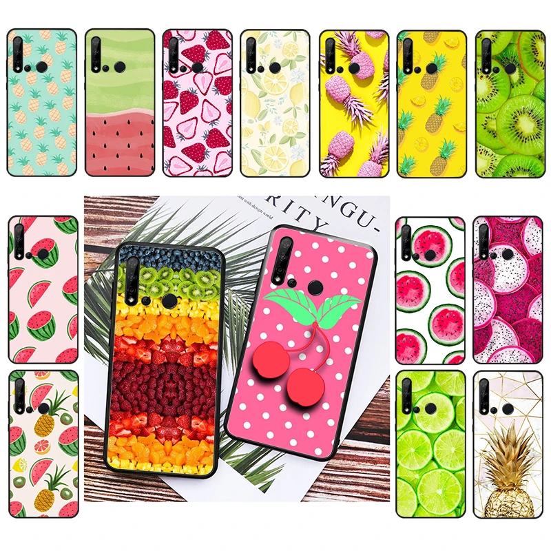 

Phone Case For Huawei P50 Pro P30 P40 Lite P40Pro P20 lite Mate 20 Pro Mate 50 Pro P Smart Fruit Pineapple Watermelon Strawberry