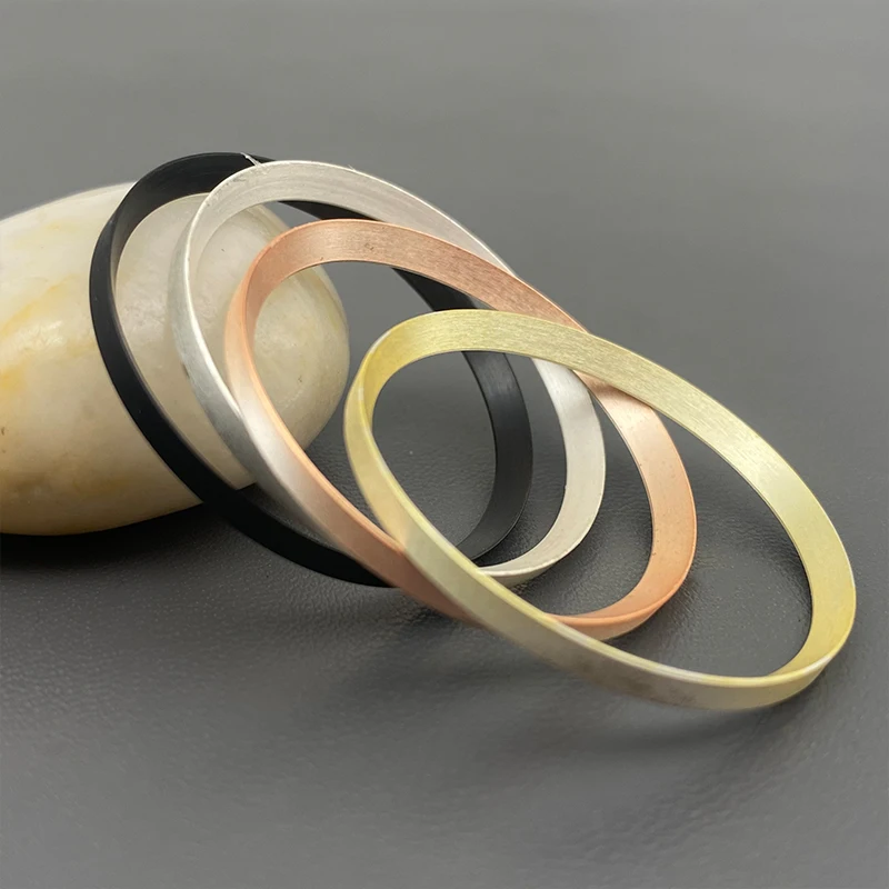 

30.5mm SKX007 No Scale Chapter Ring Fit SKX007 SKX009 SKX171 Man Watch Gift Brushed Silver Shiny Black Chapter Ring