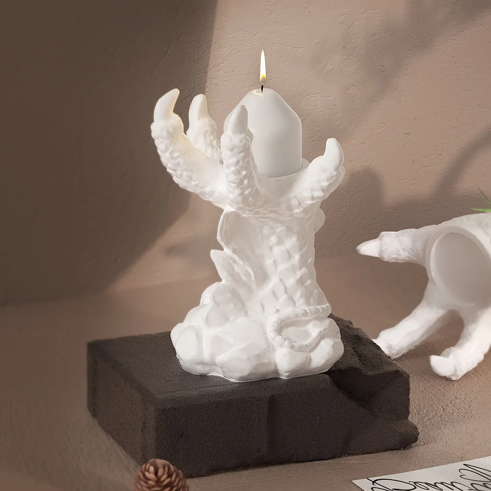 Форма в виде дракона силиконовая смола форма для подсвечника сделай сам на