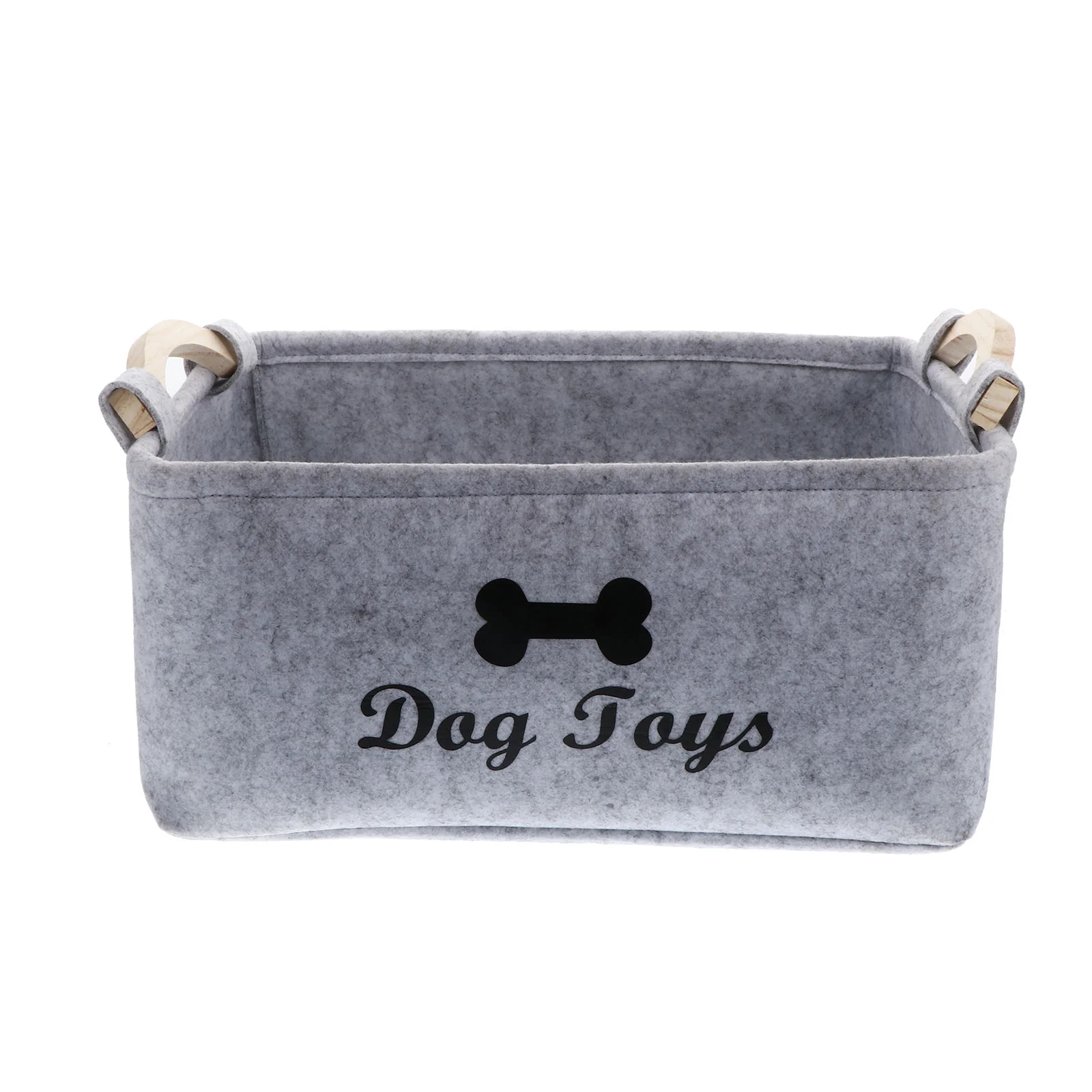 

Toy Dog Basket Pet Storage Bin Box Organizer Felt Toys Accessorybaskets Container Foldablebins Dogs Outdoorholder Towel Soft