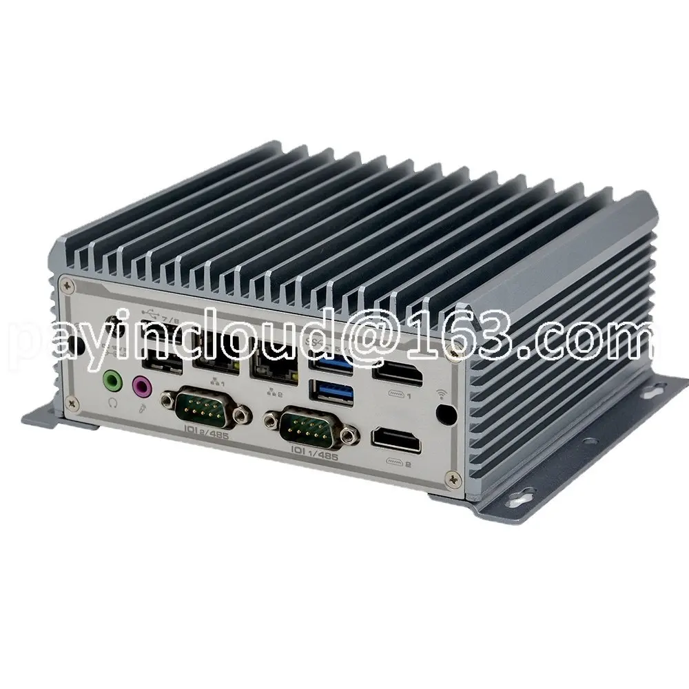 

Фонарь без вентилятора, промышленный компьютер с Intel фонарь 2 * DDR4 SODIMM 2 * Lan 2 * HD порт 2 * RS232 8 * USB