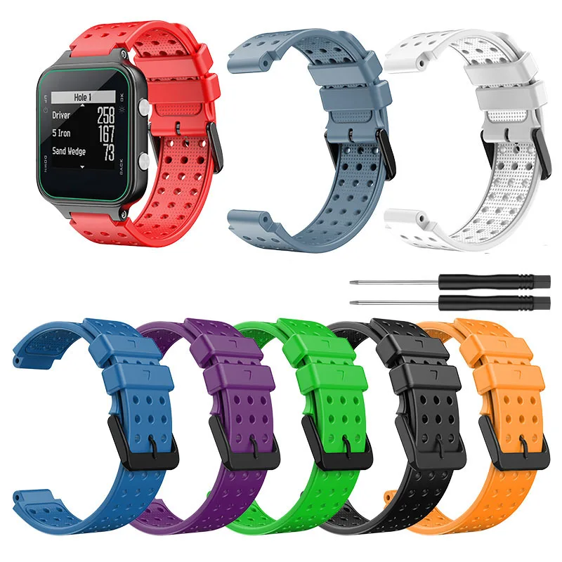 Ремешок силиконовый для смарт-часов Garmin подход S20 сменный Браслет наручных часов