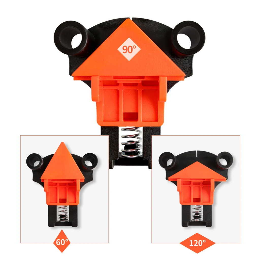 

4 Pieces 90-Degree Right Angle Clip Corner Holder Clamps Carpentry Supplies