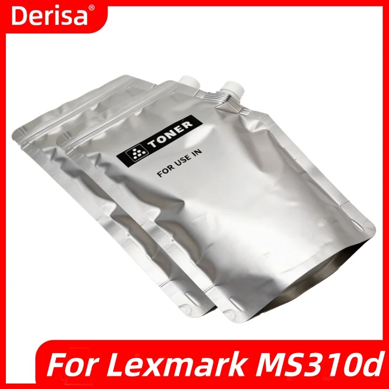 Фото Совместимый черный тонер-порошок для принтеров Lexmark MS310d, 310dn, 312dn, 410dn, 415dn, 510dn, 610dn, 610dte, универсальный картридж №1