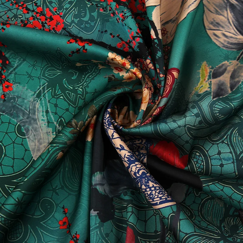 

Fragrant Cloud Yarn Digital Printed Fabric Chiffon Shirt Dress Fabric Cheongsam Floral Printed Fabric