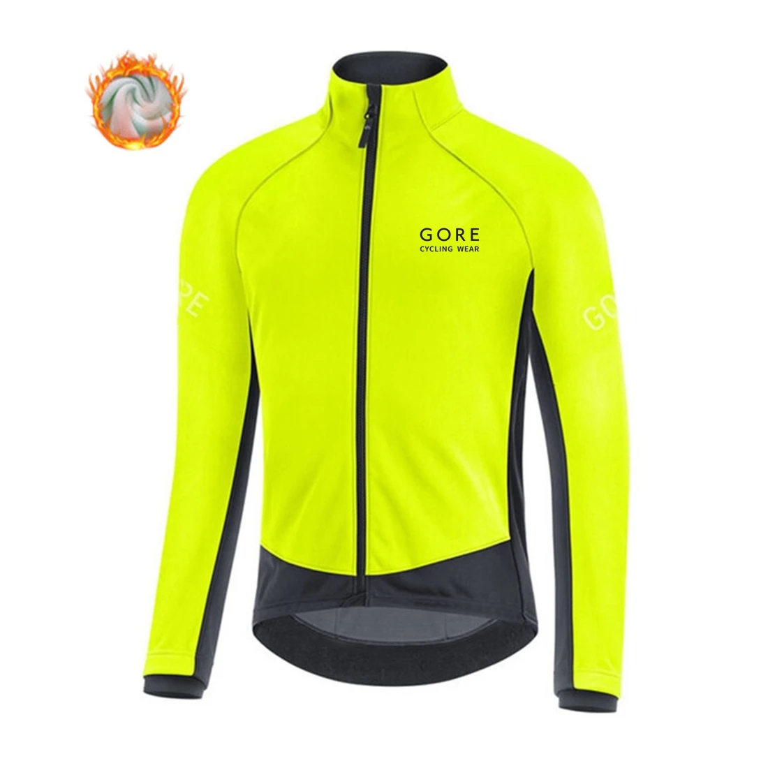 

GORE Cycling Wear Winter Thermal Fleece Cycling Jerseys Warm Long Sleeve Bicycle Cycling Jacket Mountain Bike Maillot Ciclismo