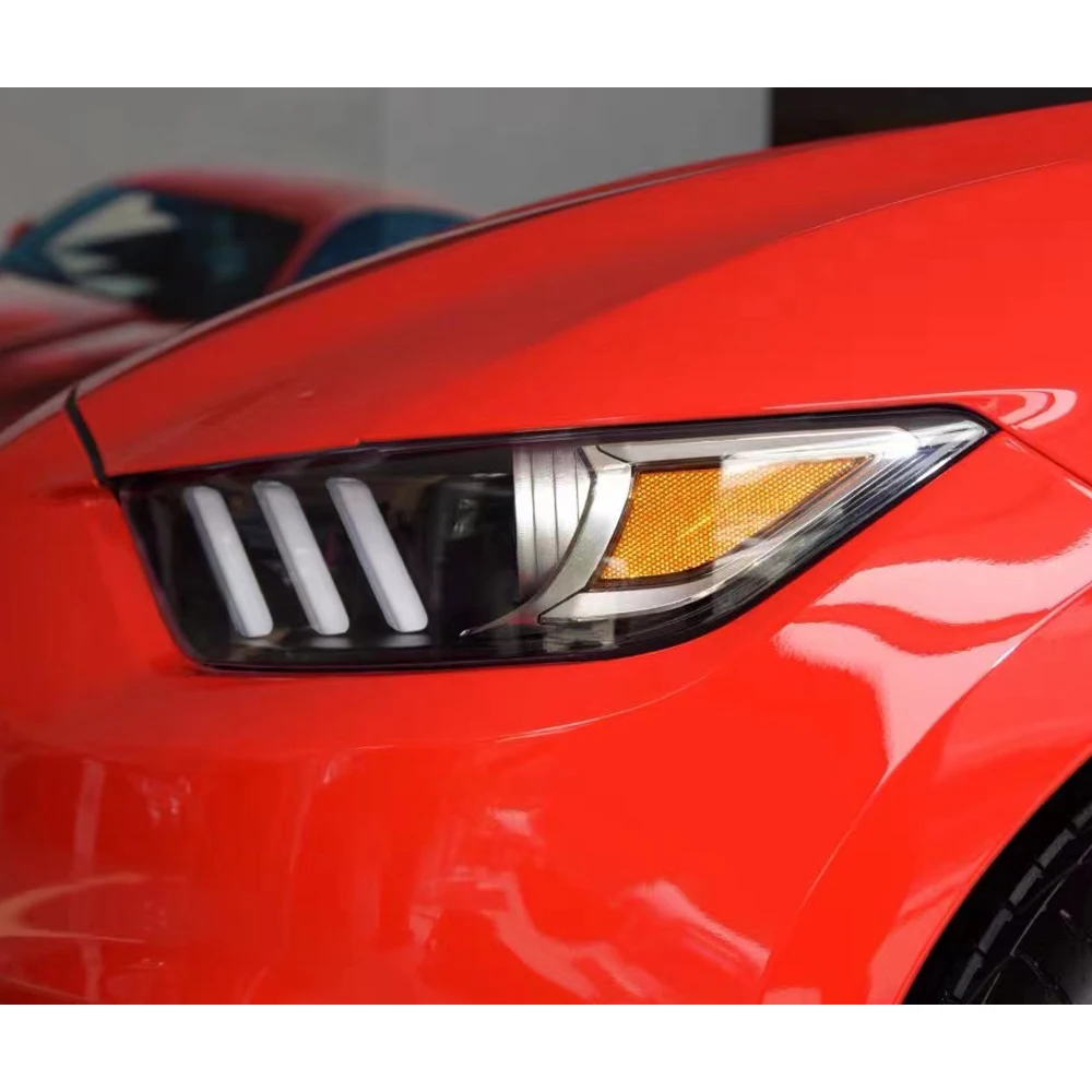 Стекло фары для Ford Mustang 2014 2015 2016 2017 абажур прозрачный корпус замена оригинальной