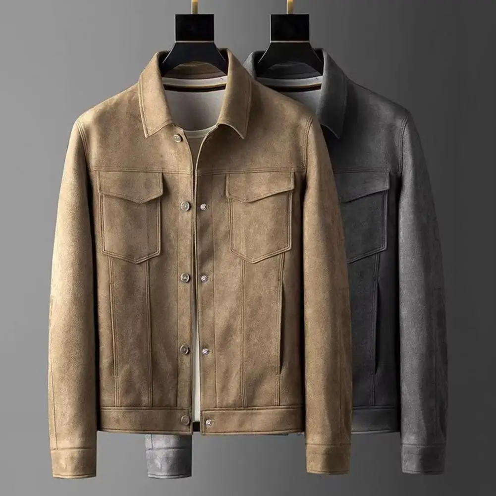 Мужская городская куртка 2024 осенняя повседневная большого размера уличные