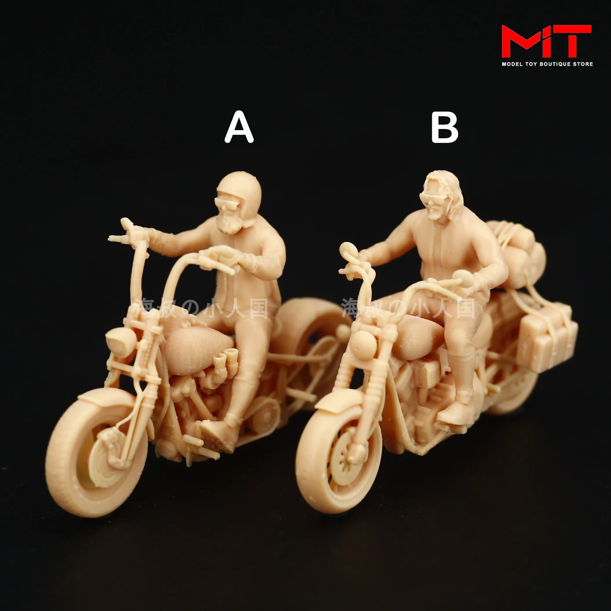 3D-печать Диона 1/64 1/43 A122 для езды на мотоцикле среднего возраста