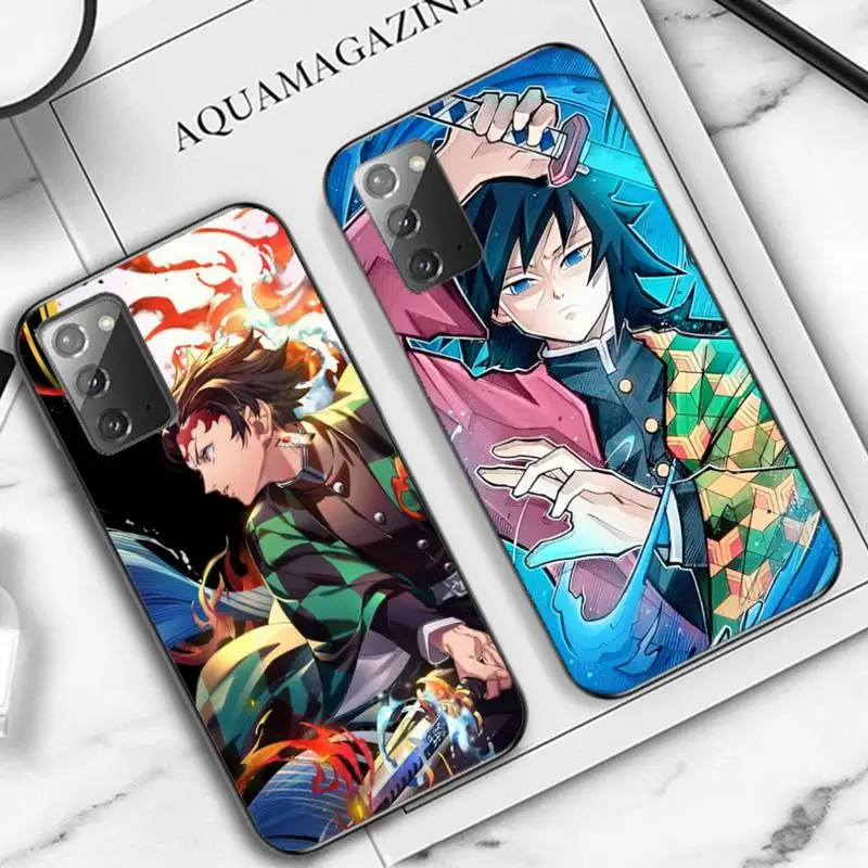 

Demon Slayer kimetsu no yaiba Phone Case for Samsung Note 5 7 8 9 10 20 pro plus lite ultra A21 12 72