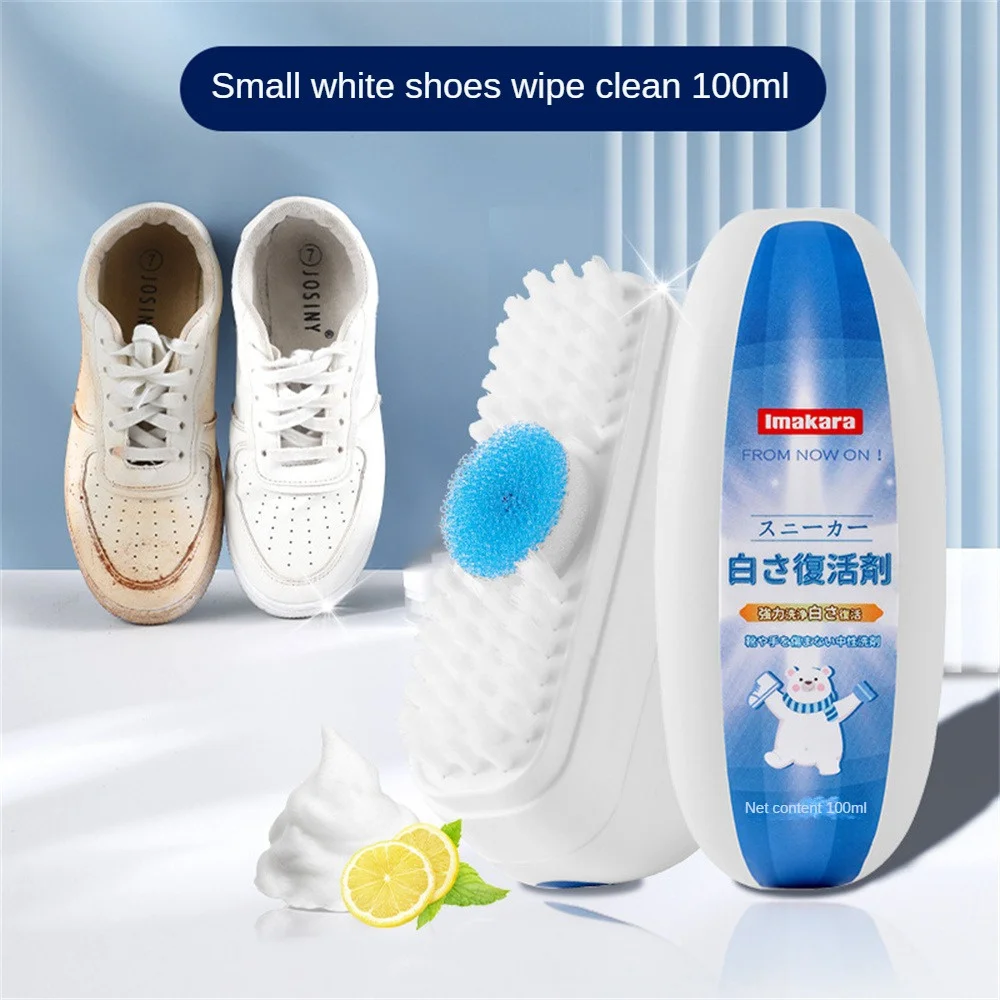 

Detergent White Efficient Decontamination Wash And Care In One Brush Comes With Cleaning Agent No Water Wash Home Supplies 100ml