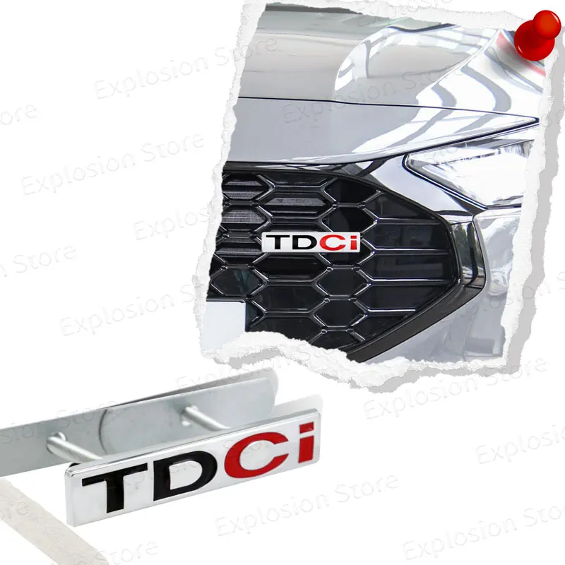 1 шт. автомобильный декор 3D металлический хромированный логотип TDCI значок