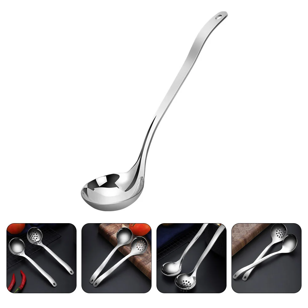 

Ladle Soup Stainless Steel Spoon Dipper Kitchen Metal Cooking Gravy Sauce Serving Drizzle Porridge Chili Dressing Salad Bath
