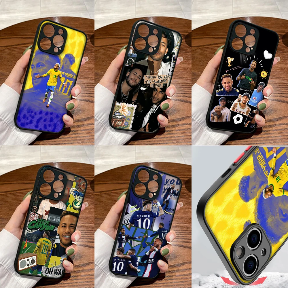 Neymar da Silva Santos замечательная матовая полировка Защитный объектив Мягкий чехол для