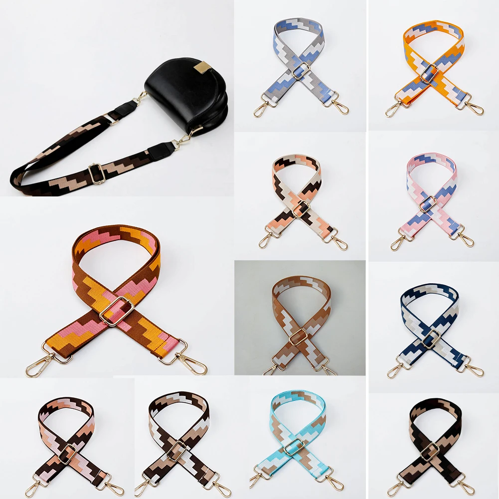 

130cm Long Colorful Bag Strap Belt Replacement Wide Handbag Straps For Crossbody Bag Accessories Shoulder Strap For Bags 2022