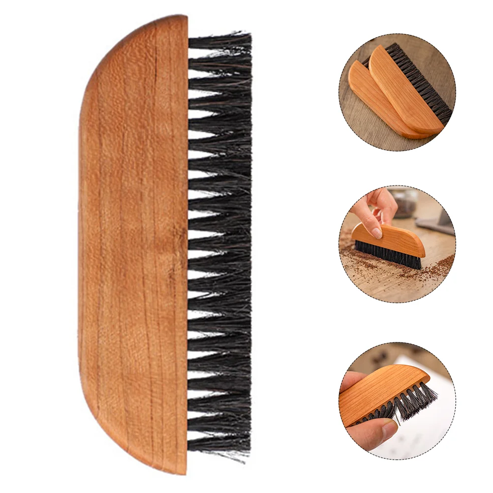 

Круглая губка для чистки кофе, деревянная ручка