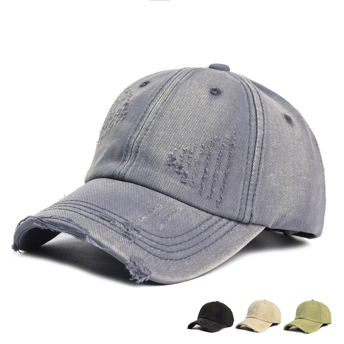 

Женская уличная дорожная бейсболка, винтажная спортивная шапка унисекс, Мужская Снэпбэк Кепка с потертостями, регулируемые кепки для грузовиков