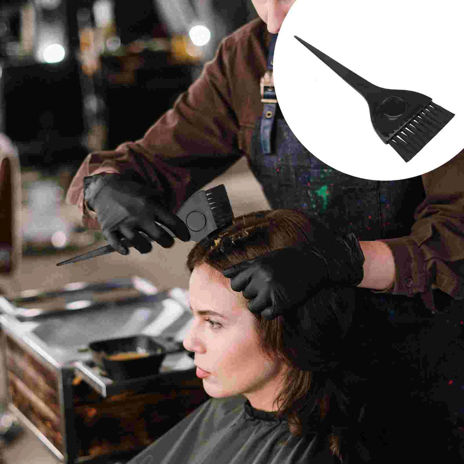 

Hair Brush Dye Coloring Applicatorbrushes Color Tool Salon Tint Comb Dying Bleachdyeing Colourtail Tinting Highlights Highlight