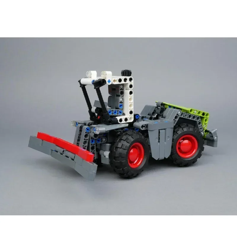 MOC-60060Низкий погрузчик сборка прицепа сращивание строительных блоков модель 400