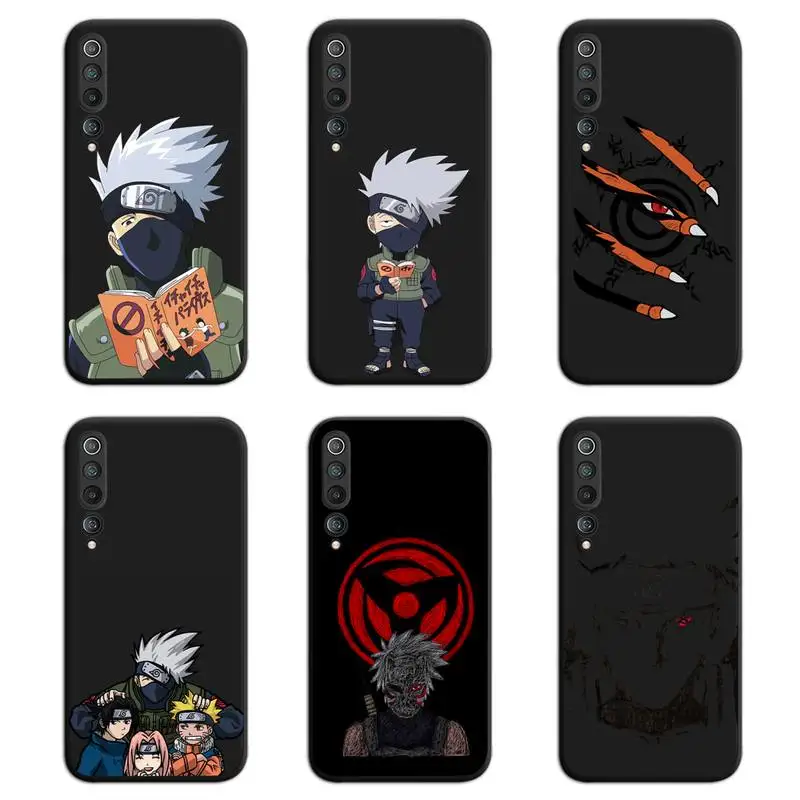 

Naruto Kakashi Phone Case For Xiaomi Mi Note 10 Lite Mi 9T Pro xiaomi 10 CC9 9SE