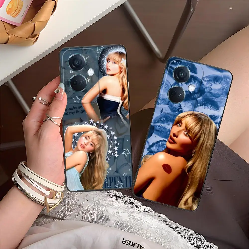 Фото Чехол для телефона Sabrina Carpenter для OPPO Reno 14 13 12 11 10 9 8 7 6 5 F T Pro 5G, мягкий противоударный чехол из ТПУ №3
