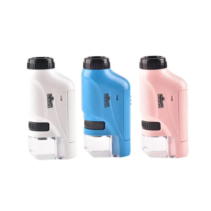 60X-120X ручной микроскоп Ручной Карманный для научных экспериментов с эргономичным