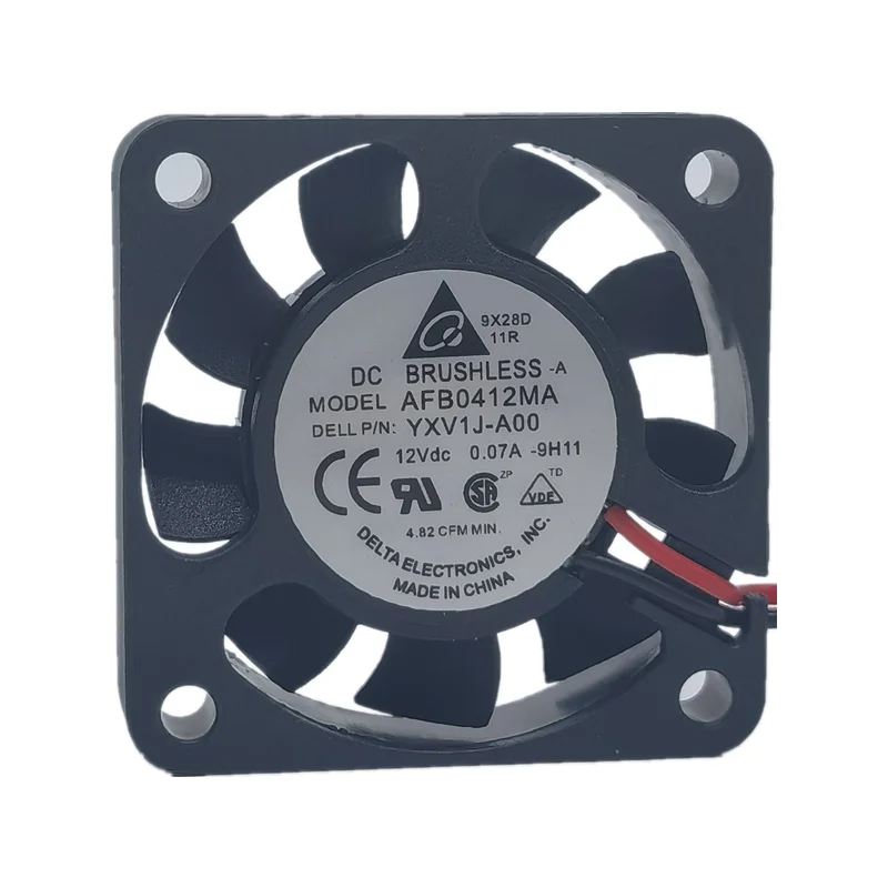 Новый кулер охлаждающий вентилятор для Delta AFB0412MA 12 В 0.07A бесшумный вентилятор питания шасси 4010 4 см