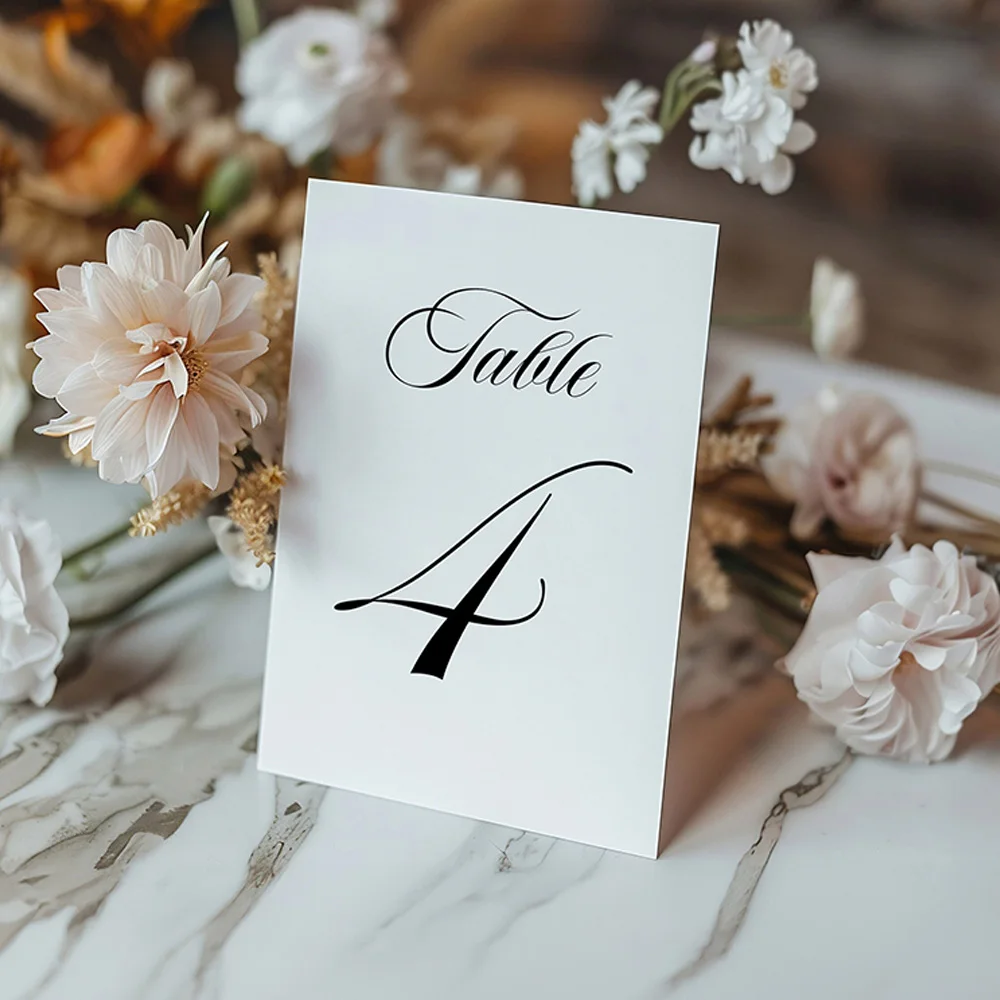 Цифры стола персонализированные Табличные цифры карты для свадебной приемной
