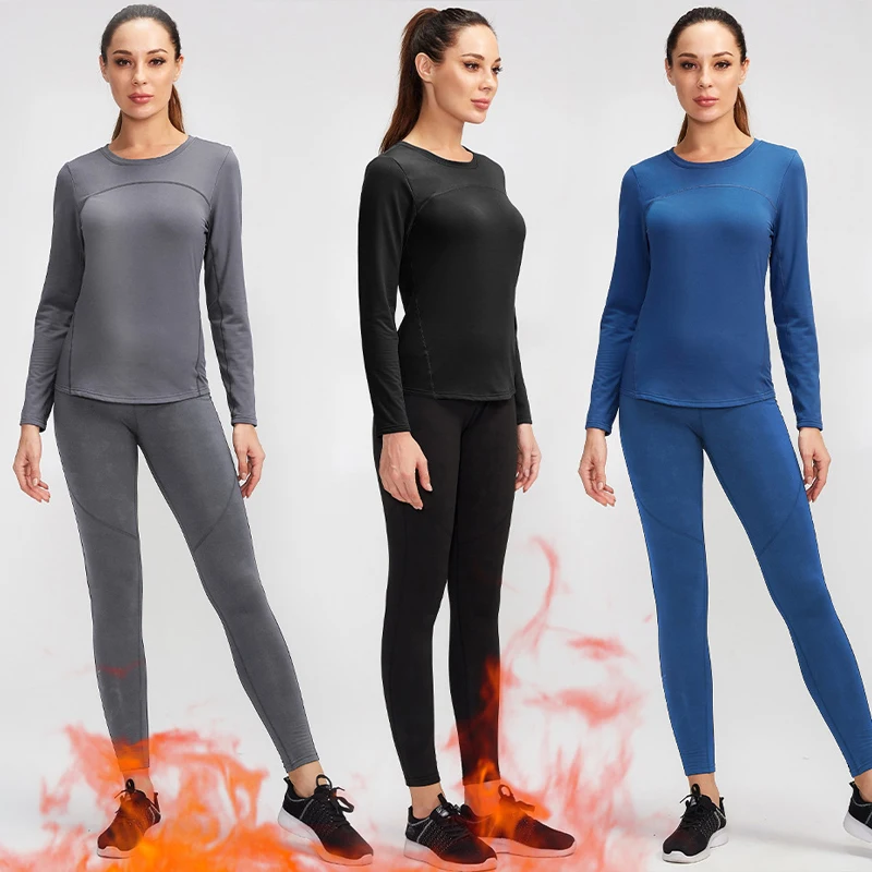 Женское зимнее термобелье компрессионное белье для фитнеса лыжного спорта