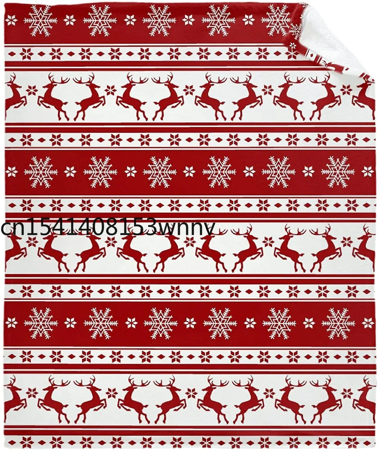

Darani Cute Deer Snowflakes Pattern Lightweight Super Soft Cozy Throw Blanket Warm and Lightweight Soft Flannel Blankets