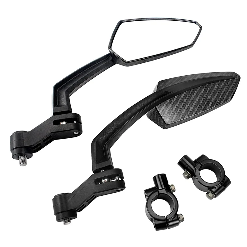 

Bike Mirror Adjustable Bike Mirrors Handlebar Rearview Mirror 360°Rotatable Cycling Mirror Wide AngleShockproof Mirrors