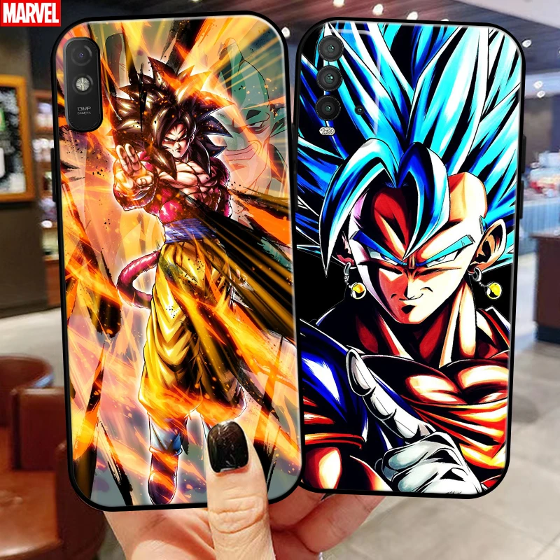 

Goku Dragon Ball For Xiaomi Redmi Note 10 10S 10T 10 9 9T 9S Pro 5G Redmi 10 9 9T 9A 9C Phone Case Funda Soft Black