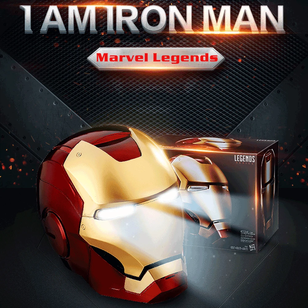 Шлем светящийся электронный мстители B7435 | Игрушки и хобби