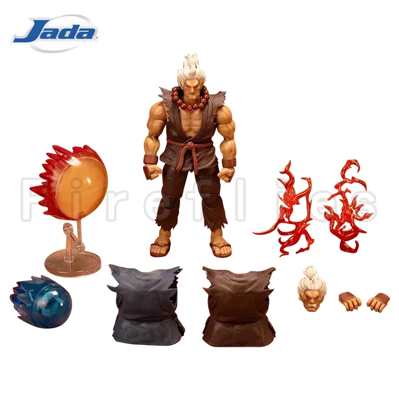 Фото Коллекционная аниме-фигурка Акумы из игры Ultra Street Fighter II: The Final Challengers, 6 дюймов, Jada Toys, масштаб 1/12, в подарок №5