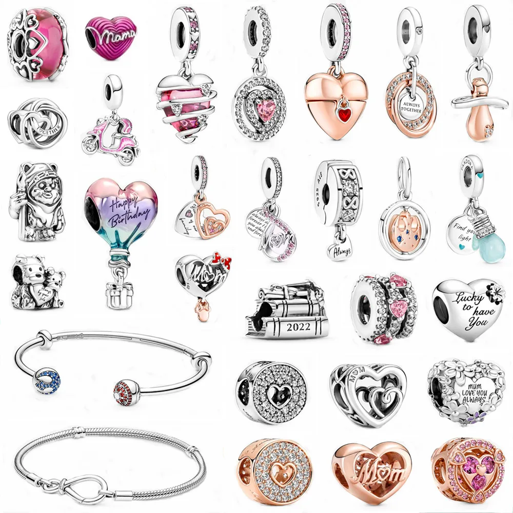 

Женский летний браслет из серебра 2022 пробы с бусинами