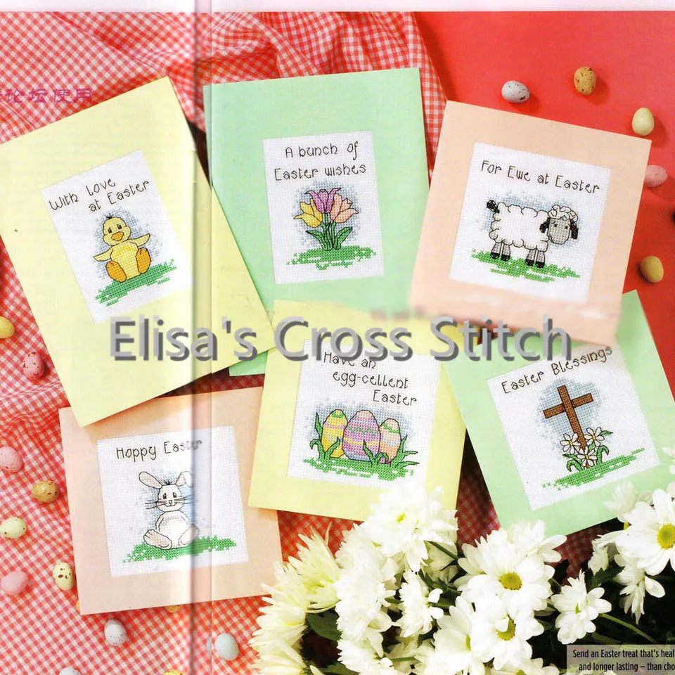 

CD235 14ct DIY Invitation Greeting Card Special Popular Full Set CrossStitch Greeting Card Cake Birthday Christmas Gift GoodLuck