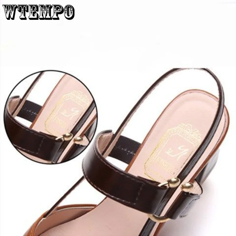 WTEMPO Women's Summer High Heel Pointed Toe Pumps Plus Size Vintage Dress Shoes Fashion Spring Sandals Wholesale Dropshipping