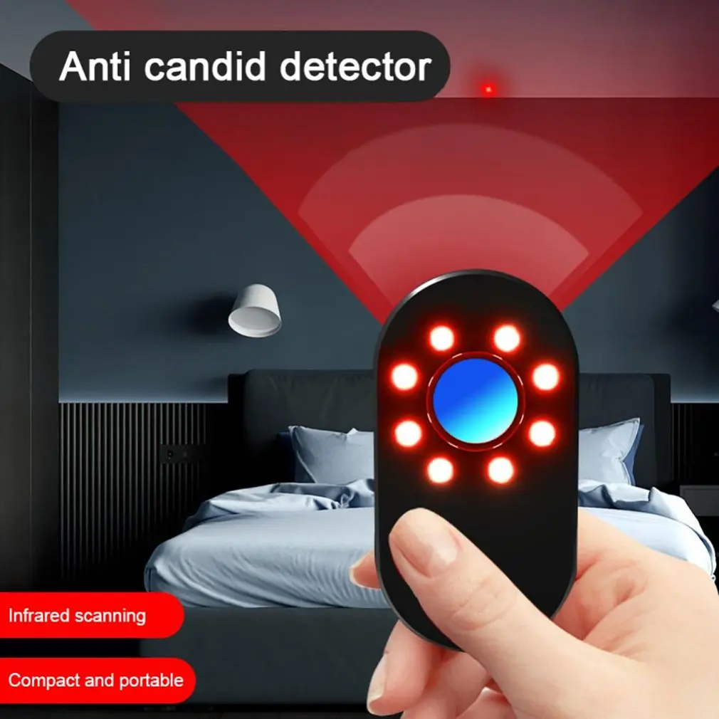 

Mini Camera Detector Anti Candid Infrared Detector Anti-theft Alarm Household Hotel Anti Monitoring Artifact Anti Peeking Camera