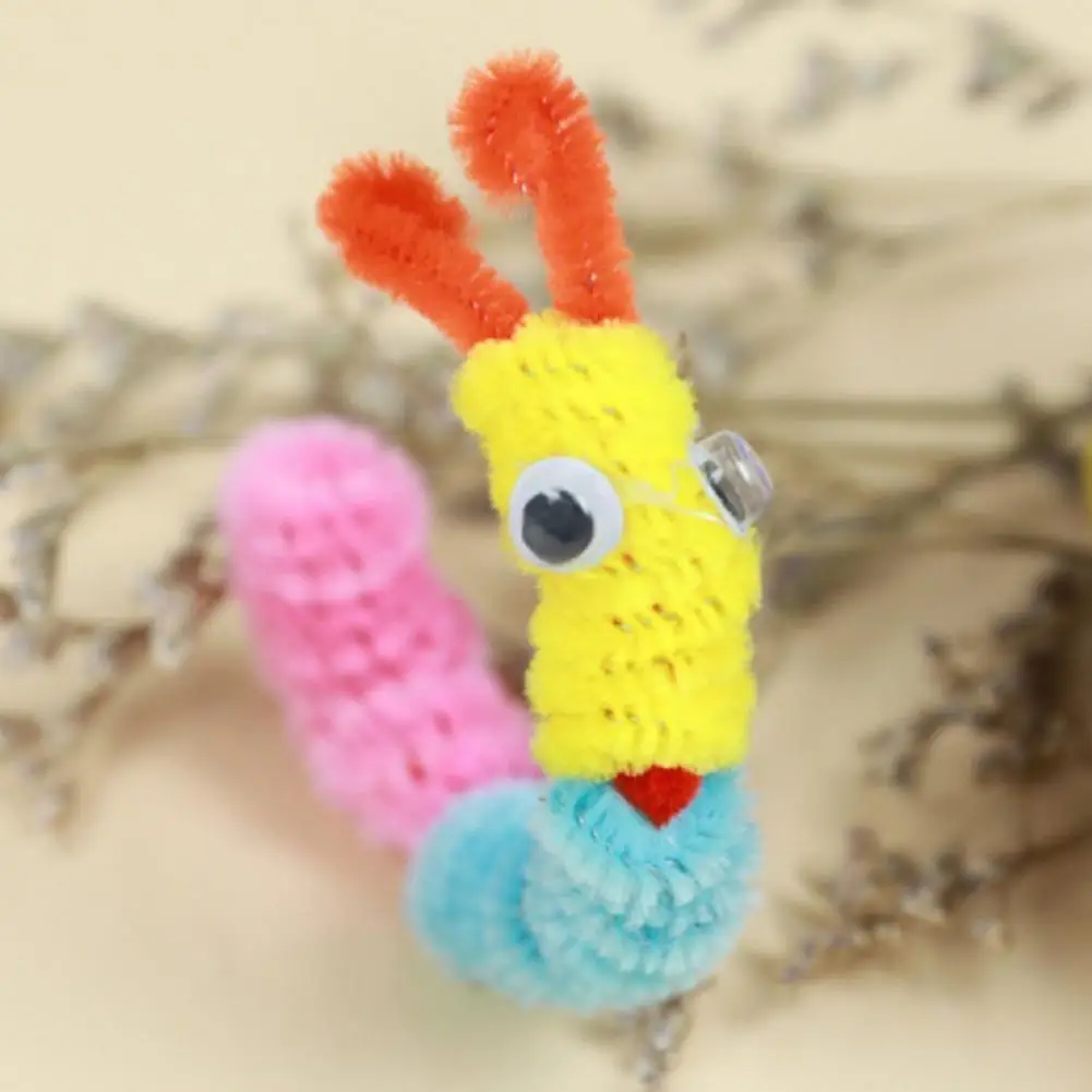 

200Pcs Durable Handmade Wool DIY Chenille Stems Supplies Chenille Stems Educational Multifunctional