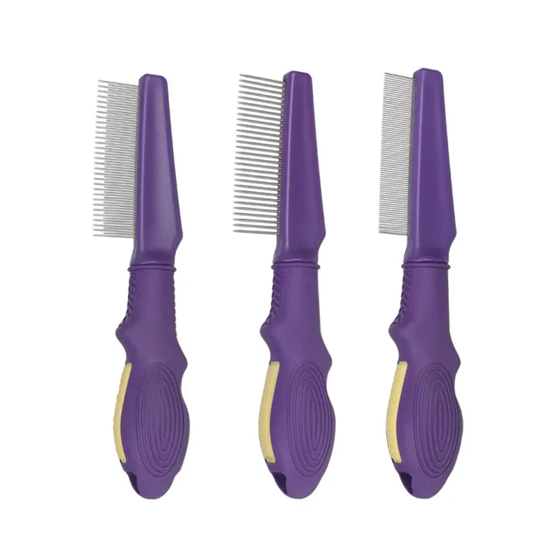 

Pet Dog Cleaning Flea Comb Shedding Hair Remove Needle Cat Brush Massage Grooming Tool Dog Pet Cleaning Supplies Accessories