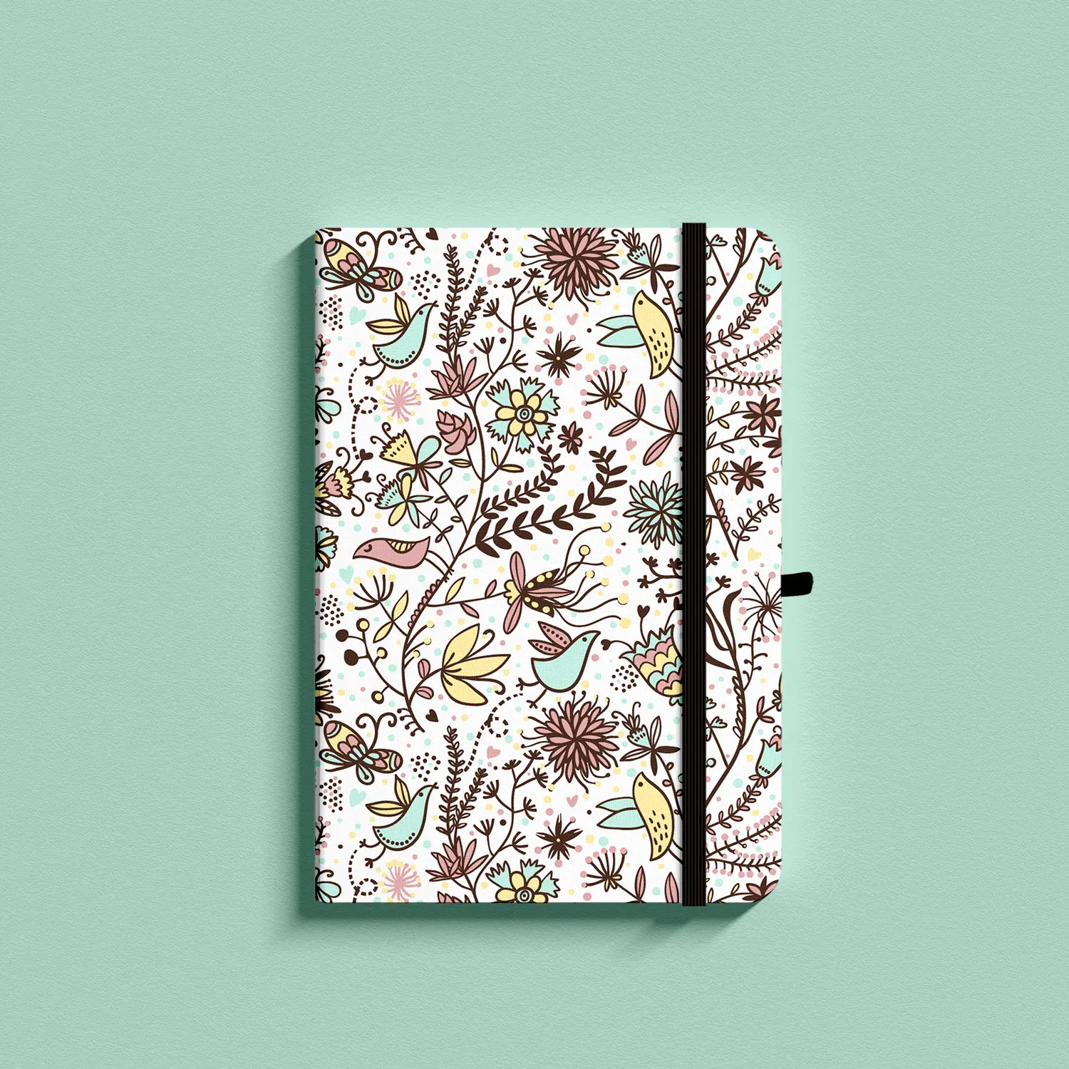 Tanie Kwiatowy Bullet Kropkowany Dziennik Gumką 160gsm Gruby Papier Bujo A5 Notatnik W Twardej Oprawie Najtaniej Kwiatowy Bullet Kropkowany Dziennik Gumką 160gsm Gruby Papier Bujo A5 Notatnik W Twardej Oprawie