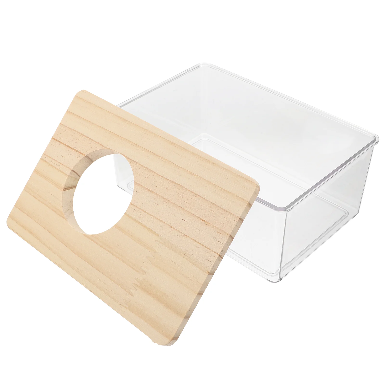 Прозрачный домик для ванны хомяка контейнер песочной маленьких животных клетки