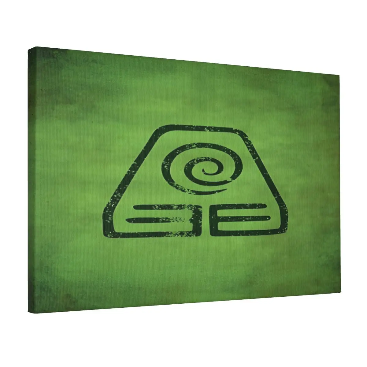 Earthbending Logo Distressed Figur Bezramowe Plakaty Obrazy na Płótnie Wysokiej Jakości Artystyczne Wydruki Przyjaciele Prezenty Dla Dzieci