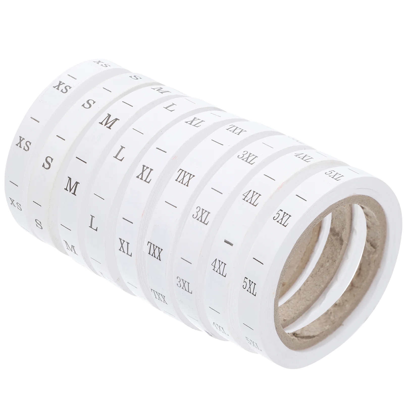 

8 Rolls Size Label Clothes Mark Labels Circle Stickers Tags School Uniform Sewing Paper Tape Clothing