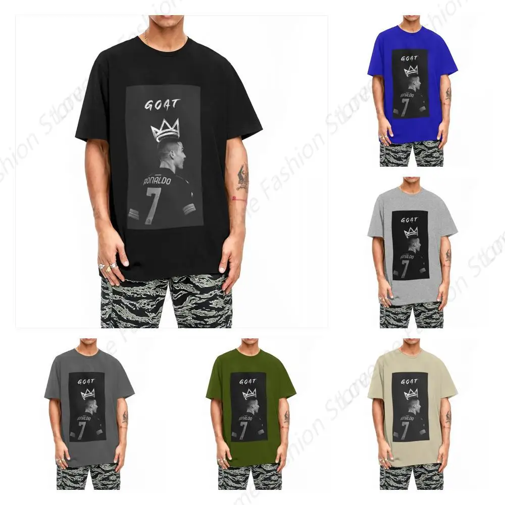 Cr7 Криштиану Роналду Забавная футболка Harajuku Футболки с короткими рукавами
